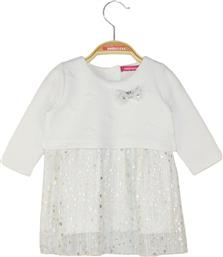 Energiers Παιδικό Φόρεμα Μακρυμάνικο Λευκό 14-120411-7 από το Pitsiriki