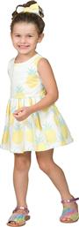 Energiers Παιδικό Φόρεμα Εμπριμέ 15-221323-7 Λευκό από το Pitsiriki