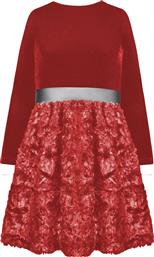 Energiers Παιδικό Φόρεμα Μακρυμάνικο Κόκκινο 16-120211-7 από το Energiers