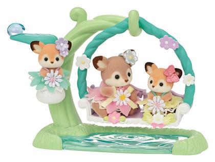 Παιχνίδι Μινιατούρα Babies Floral Swing Sylvanian Families για 3+ Ετών Epoch Toys