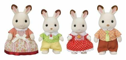 Παιχνίδι Μινιατούρα Sylvanian Families Chocolate Rabbit Family για 3+ Ετών Epoch Toys