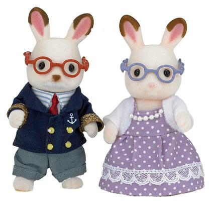 Παιχνίδι Μινιατούρα Sylvanian Families Chocolate Rabbit Grandparents για 3+ Ετών 5.5εκ. Epoch Toys