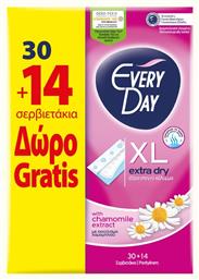 Extra Dry XL με Εκχύλισμα Χαμομηλιού Σερβιετάκια 30τμχ & 14τμχ Every Day