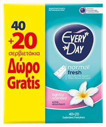 Fresh Normal Σερβιετάκια 40τμχ & 20τμχ Every Day από το Pharm24