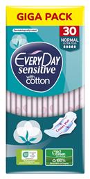 Sensitive Cotton Σερβιέτες με Φτερά για Κανονική Ροή 30τμχ Every Day