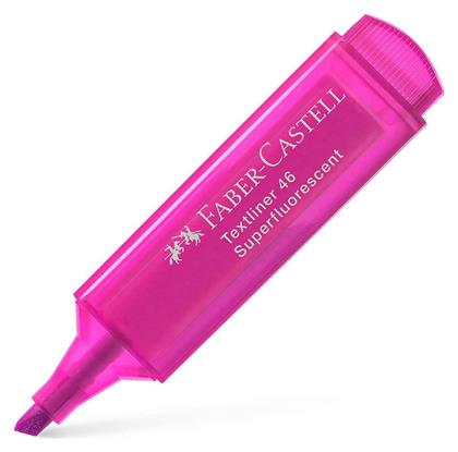 Faber-Castell Textliner 46 Μαρκαδόρος Υπογράμμισης Superflourescent Pink 5mm - Faber Castell