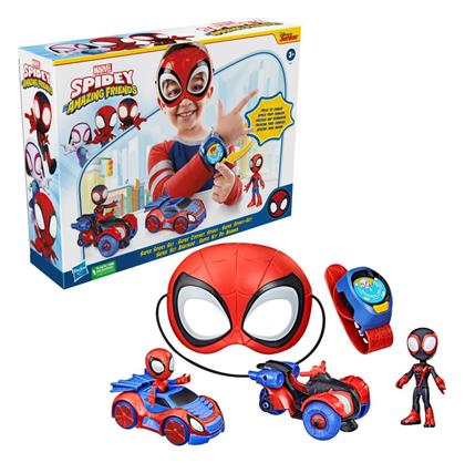Φιγούρα Δράσης Spidey And His Amazing Friends: Role Play Vehicle Bundle Spider-Man για 3+ Ετών 9εκ. Hasbro