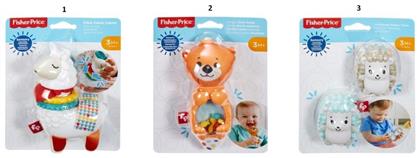 Animal Rassels Κουδουνίστρα για 3+ Μηνών Fisher Price από το Moustakas Toys