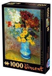 Flowers in a Blue Vase 1000pcs - D Toys