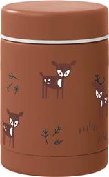 Βρεφικό Θερμός Φαγητού Deer Amber Ανοξείδωτο Brown 300ml Fresk