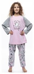 Παιδική Πιτζάμα Χειμωνιάτικη Ροζ Galaxy