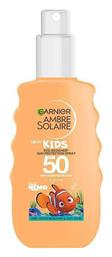 Αδιάβροχο Παιδικό Αντηλιακό Spray Ambre Solaire Kids Sun Protection Nemo SPF50+ 150ml Garnier