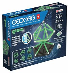 Μαγνητικό Παιχνίδι Κατασκευών Glow για Παιδιά 3+ Ετών Geomag