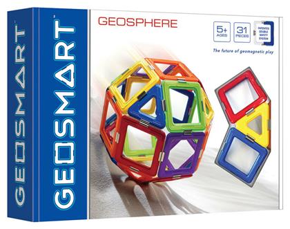 Μαγνητικό Παιχνίδι Κατασκευών Geosphere για Παιδιά 5+ Ετών GeoSmart