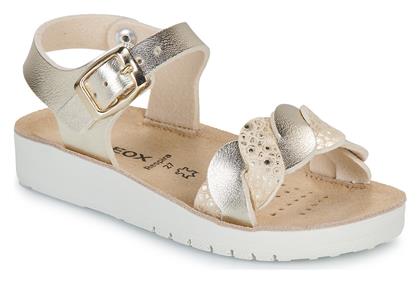 J Sandal Costarei Χρυσά Geox