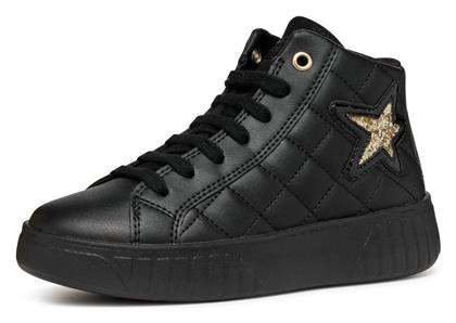 Παιδικά Sneakers High Mikiroshi Μαύρα Geox