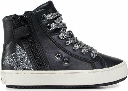 Geox Παιδικό Sneaker High Star για Κορίτσι Μαύρο από το MyShoe