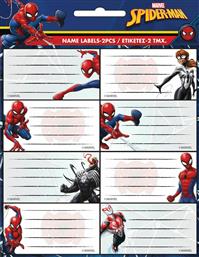 Αυτοκόλλητες Ετικέτες Spiderman 16τμχ Gim