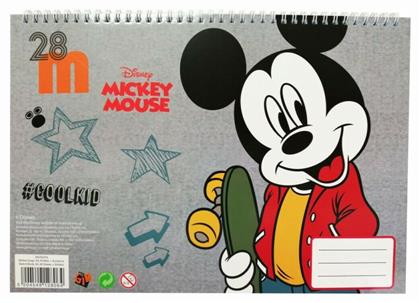 Μπλοκ Ζωγραφικής Mickey Street 23x33cm (40φύλλα) Gim