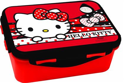 Πλαστικό Παιδικό Δοχείο Φαγητού 0.8lt Hello Kitty Μ18 x Π11 x Υ6cm Gim