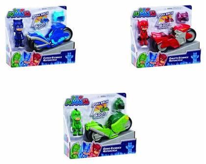 Παιχνίδι Μινιατούρα PJ Masks Kickback Μηχανή με Φιγούρα για 3+ Ετών 8εκ. (Διάφορα Σχέδια) 2τμχ Giochi Preziosi