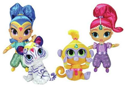 Shimmer & Shine Λούτρινο 15cm (4 Σχέδια) Giochi Preziosi