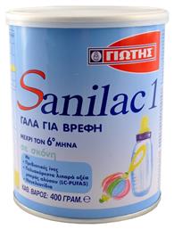 Γάλα σε Σκόνη Sanilac 1 0m+ 400gr Γιώτης