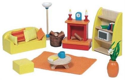 Furniture for Flexible Puppets Living Room Set Έπιπλο για Κουκλόσπιτο Goki