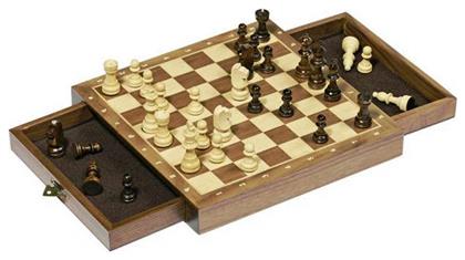 Μαγνητικό Σκάκι από Ξύλο με Πιόνια 25x25cm Goki