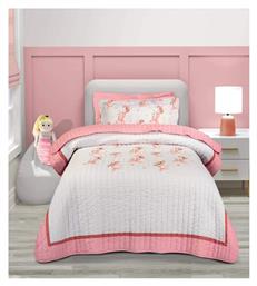 Παιδικό Κουβερλί Μονό Grey, Pink 160x220εκ. Greenwich Polo Club