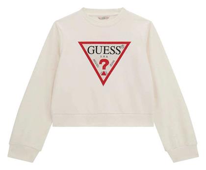 Παιδικό Φούτερ Εκρου Guess