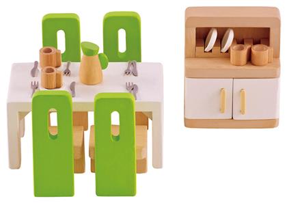 Happy Family Ξύλινη Τραπεζαρία Hape από το Moustakas Toys