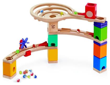 Παιχνίδι Κατασκευών Ξύλινo Quadrilla Marble Run για Παιδιά 4+ Ετών Hape