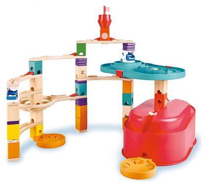 Παιχνίδι Κατασκευών Ξύλινo Quadrilla Marble Run για Παιδιά 4+ Ετών Hape