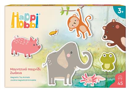 Μαγνητικό Παιχνίδι Κατασκευών για Παιδιά 3+ Ετών HappiHobbi