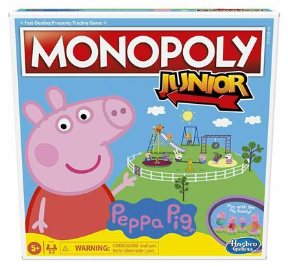 Επιτραπέζιο Παιχνίδι Monopoly Junior Peppa Pig για 2-4 Παίκτες 5+ Ετών Hasbro