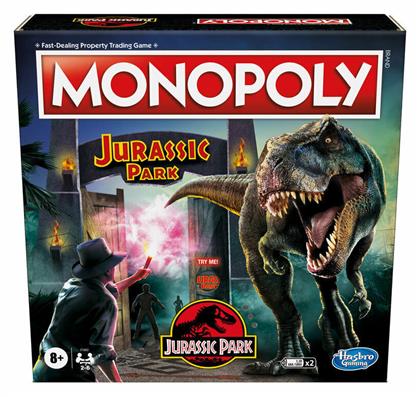 Επιτραπέζιο Παιχνίδι Monopoly: Jurassic Park (Ελληνική Έκδοση) για 2-6 Παίκτες 8+ Ετών Hasbro από το BlablaToys