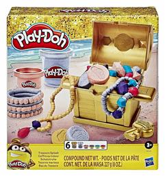 Play-Doh 6 Βαζάκια Πλαστελίνης Treasure Splash για 3+ Ετών Hasbro