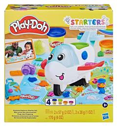 Play-Doh Πλαστελίνη - Παιχνίδι για 3+ Ετών, 4τμχ Airplane Explorer Hasbro