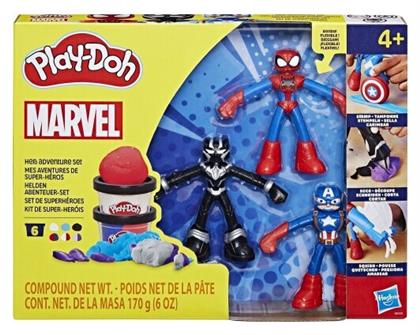 Play-Doh Πλαστελίνη - Παιχνίδι Marvel Hero Adventure για 3+ Ετών Hasbro