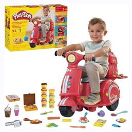 Play-Doh Πλαστελίνη - Παιχνίδι Pizza Delivery Scooter για 3+ Ετών Hasbro