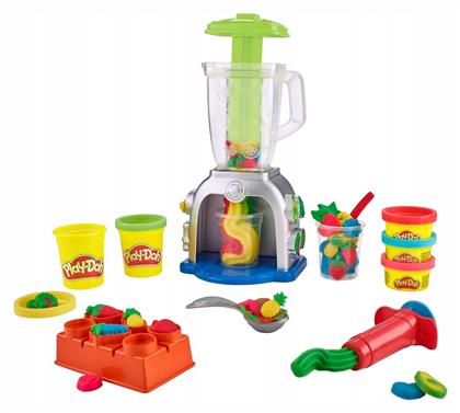 Play-Doh Πλαστελίνη - Παιχνίδι Swirlin' Smoothies Blender για 3+ Ετών, 5τμχ Hasbro