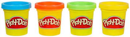 Play-Doh Βαζάκια (Διάφορα Χρώματα,4 ανά Συσκευασία) 1τμχ Hasbro