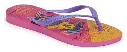 Παιδικές Σαγιονάρες Flip Flops Minnie Μωβ Slim Disney Cool Havaianas