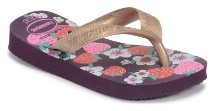 Παιδικές Σαγιονάρες Flip Flops Μωβ Flores Havaianas από το Spartoo