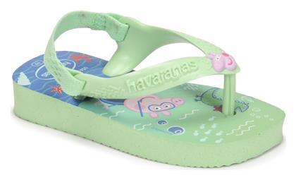 Παιδικές Σαγιονάρες Flip Flops Peppa Pig Πράσινες Havaianas από το Epapoutsia