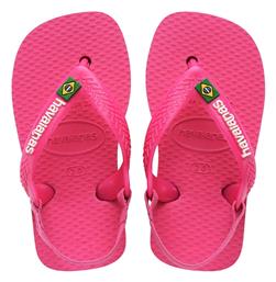 Παιδικές Σαγιονάρες Φούξια Hav Baby Brasil Logo Ii Havaianas