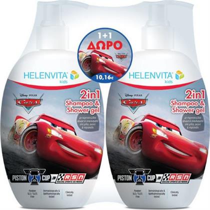 Helenvita Kids Promo Shampoo & Shower Gel Cars 2x500ml από το Pharm24