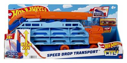 Φορτηγό Speed Drop Transport για 4+ Ετών Hot Wheels από το Plus4u