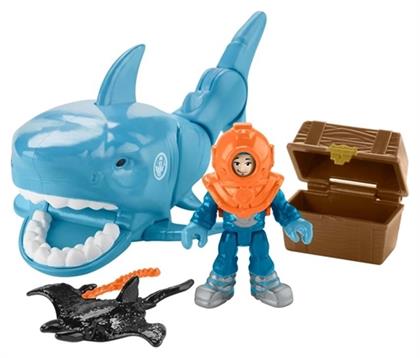 Imaginext Καρχαρίο-Όχημα με Δύτη Deep Sea Shark Sub για 3+ Ετών - Fisher Price